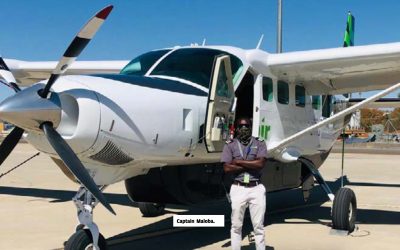 Airspace News Kenya: Kenyan pilot in the skies of Okavango Delta